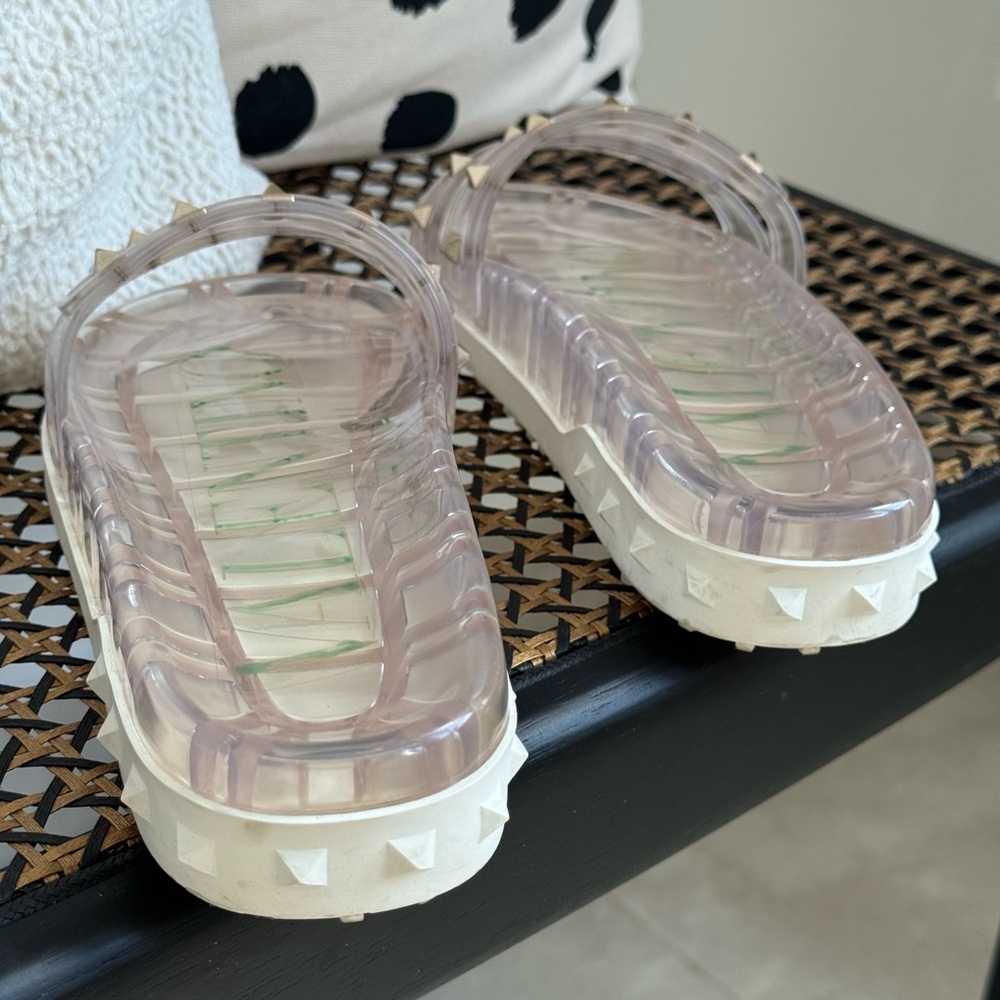 Transparent Ruckstud Summer Slide - Picture 7 of 8